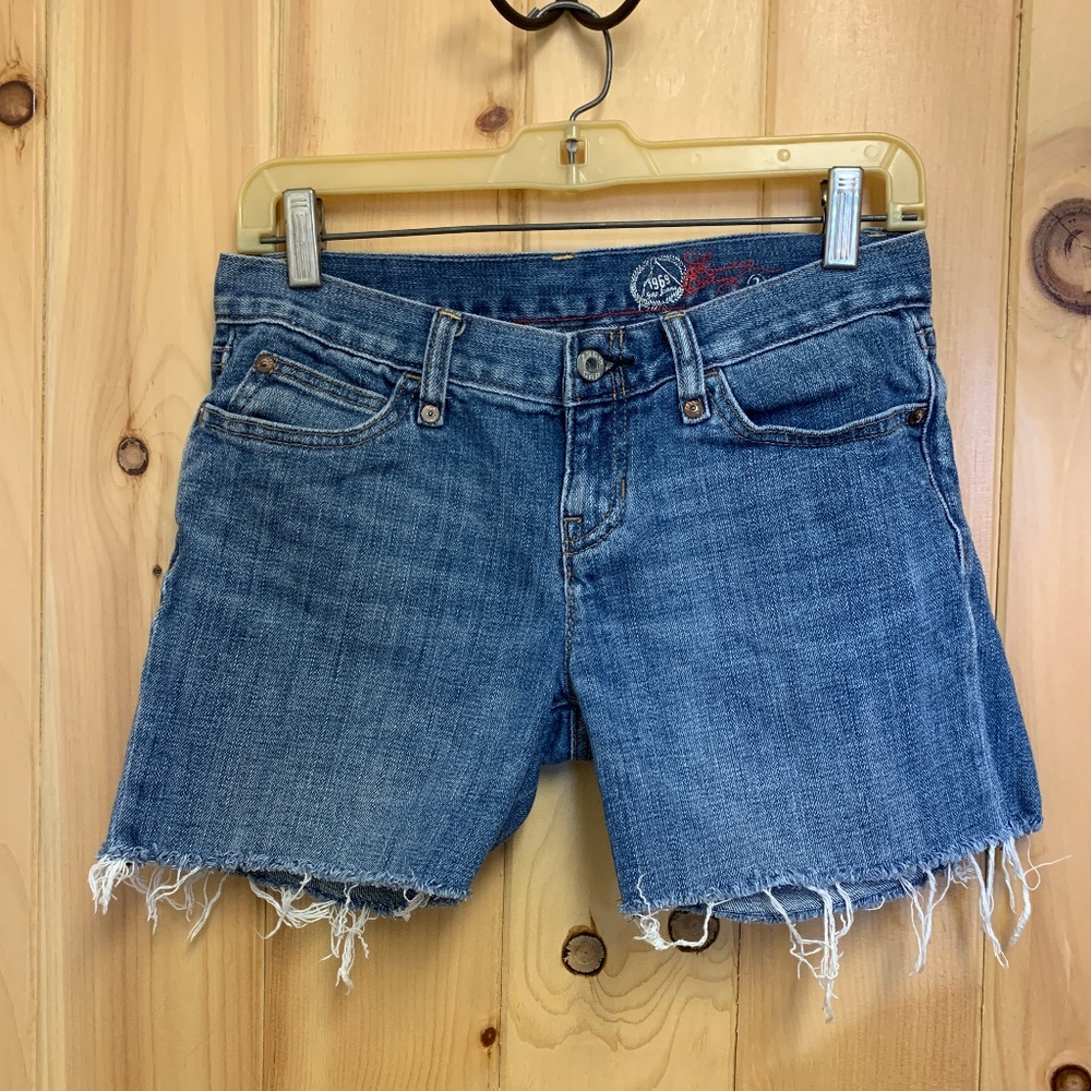Gap Crop Denim Shorts Size 2